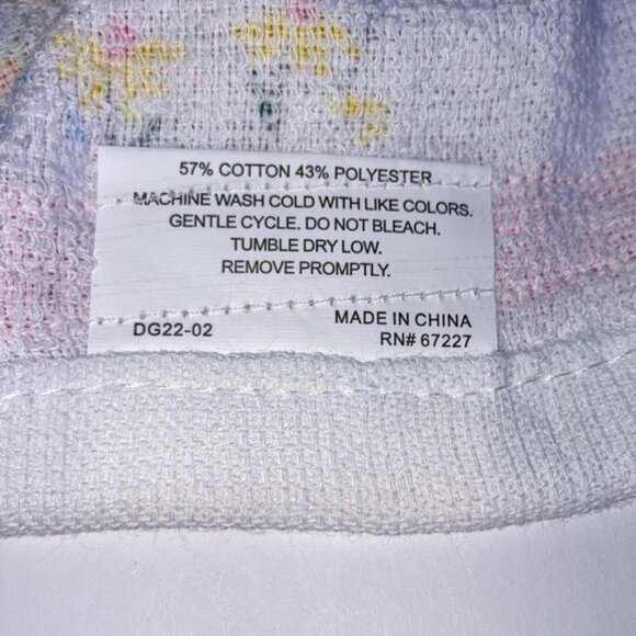 FLOWERS IN BLOOM Kitchen Towel NAUTICAL STRIPES FLOWERS NEW 14 x 24 inches - Picture 10 of 11